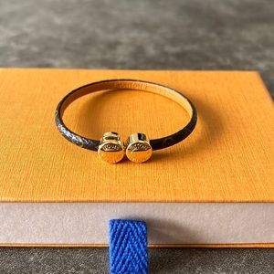 Authentic Louis Vuitton leather bracelet